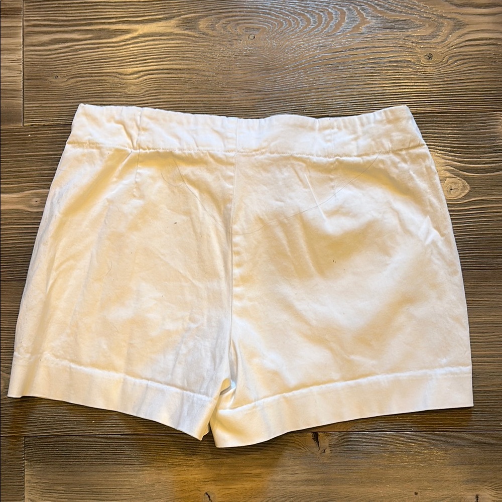 Lilly Pulitzer White and Gold High Waist Shorts - Picture 3 of 4